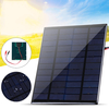 Panneau solaire 10W avec clips Cellule solaire en silicium polycristallin IP65 Portable étanche en plein air Camping Voy