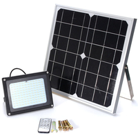 Panneau solaire alimenté 120 LED projecteur de capteur de mouvement de sécurité étanche extérieur lumière de jardin + té