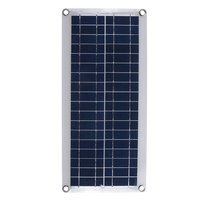 Panneau solaire DC 12V/18V Double 5V Port USB charge Batterie chargeur pour Camping voyage