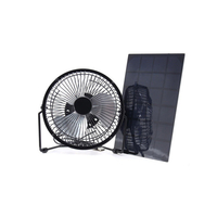 Panneau solaire de 5W 6V actionné le mini ventilateur de ventilateur de 6 pouces pour le refroidissement à lair ext
