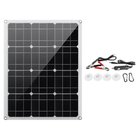 Panneau solaire flexible monocristallin de 40W 540 * 420mm pour le travail extérieur