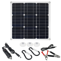 Panneau solaire monocristallin 30W 420 * 420mm avec port USB