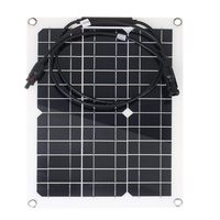 Panneau solaire monocristallin de 30W 18V pour le panneau dénergie solaire imperméable de bateau de camping-car