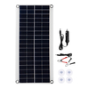 Panneau solaire semi-flexible de 18v 15w 410mm * 200mm * 3mm avec le câble pour le travail extérieur de véhicule hors ro