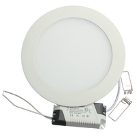 Panneau ultra fin de plafond rond de 12W LED Lampe vers le bas de lumière 85-265V