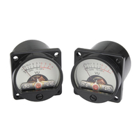 Panneau VU-mètre audio niveau le compteur 2pcs de niveau audio 6-12V avec rétro-éclairage chaud