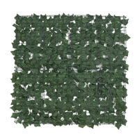 Panneaux artificiels de décoration de haie décran de clôture de clôture de confidentialité de feuille de lierre art