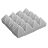 Panneaux disolation de traitement acoustique insonorisés de mousse acoustique de mousse de 25x25x8cm enregistrant l