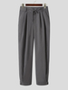 Pantalon à jambe large avec cordon de serrage à la cheville pour hommes
