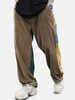 Pantalon ample en velours côtelé zippé en velours côtelé pour hommes avec poche
