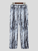 Pantalon ample imprimé à motif dégradé pour homme