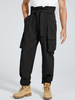 Pantalon cargo à lacets irréguliers pour hommes