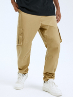 Pantalon cargo cool à ourlet avec cordon de serrage pour hommes