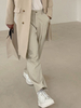 Pantalon décontracté à jambe large et à taille extensible pour hommes