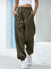 Pantalon décontracté à poche élastique pour femmes