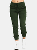 Pantalon décontracté à taille élastique avec poches latérales pour femmes
