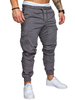 Pantalon décontracté cargo multi-poches à la mode pour hommes