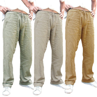 Pantalon décontracté confortable pour hommes en coton ethnique de style ethnique