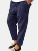 Pantalon décontracté de couleur unie en velours côtelé vintage pour homme