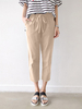 Pantalon décontracté en coton avec poche à cordon de loisirs