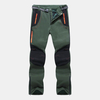 Pantalon décontracté résistant à lusure à haute élasticité à glissière pour hommes