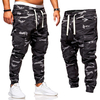 Pantalon de camouflage pour hommes coton décontracté respirant confortable pantalon à cordon de serrage en plein air ran