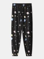 Pantalon de jogging à la maison avec cordon de serrage à la taille élastique pour homme