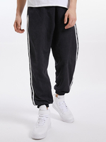 Pantalon de jogging à motif lettre patchwork latéral pour homme avec poche