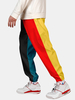 Pantalon de jogging à revers à cordon de serrage pour homme avec poche