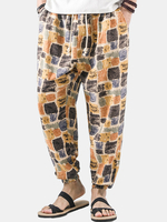 Pantalon de jogging à taille élastique pour hommes
