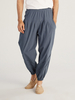 Pantalon de jogging à taille élastique pour hommes,  couleur unie,  100% coton