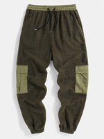 Pantalon de jogging décontracté à la taille avec cordon de serrage pour hommes