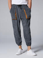 Pantalon de jogging décontracté à taille élastique pour hommes