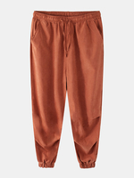 Pantalon de jogging décontracté à taille unie pour homme