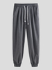 Pantalon de jogging décontracté confortable avec cordon de serrage pour hommes