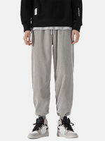 Pantalon de jogging décontracté en velours côtelé pour homme