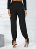 Pantalon de jogging décontracté taille haute pour femme avec poche