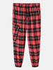 Pantalon de jogging en coton à plusieurs poches à carreaux vintage pour homme