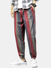 Pantalon de jogging en coton à rayures pour homme