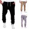 Pantalon de jogging en coton pour hommes Pantalon de sport décontracté Pantalon slim Randonnée de remise en forme en ple