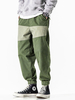 Pantalon de jogging en patchwork de couleur contrastée 100% coton pour homme