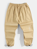 Pantalon de jogging pour homme avec coutures et poignets avec cordon