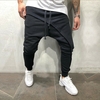 Pantalon de jogging pour hommes Pantalon tactique décontracté en coton élastique Pantalon confortable respirant à cordon
