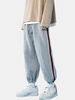 Pantalon de manchette décontracté à cordon de serrage pour homme
