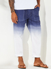 Pantalon de mode décontracté à taille élastique avec cordon de serrage pour hommes