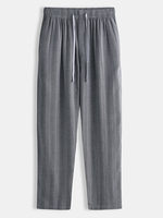 Pantalon de nuit confortable en pur coton pour homme