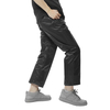 Pantalon de pluie imperméable noir sur pantalon de randonnée Randonnée moto Pantalon élastique résistant à la pêche
