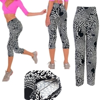 Pantalon de sport Yoga de sport de remise en forme extensible taille haute
