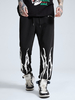 Pantalon de survêtement respirant à taille élastique avec cordon de serrage pour hommes