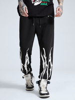 Pantalon de survêtement respirant à taille élastique avec cordon de serrage pour hommes
